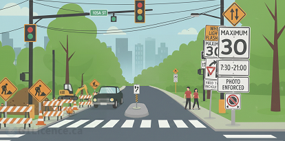 Road Signs Marathon Logo